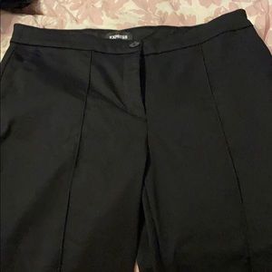 Express high rise ankle black dress pant